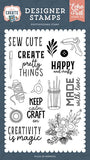 Echo Park Let's Create Create Pretty Things Designer Stamp Set