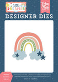 Echo Park Little Dreamer Girl Dreamy Rainbow Designer Die Set