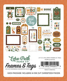 Echo Park Little Explorer Frames & Tags Embellishments