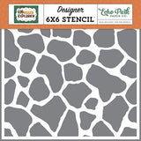 Echo Park Little Explorer Giraffe Spots Designer 6x6 Stencil