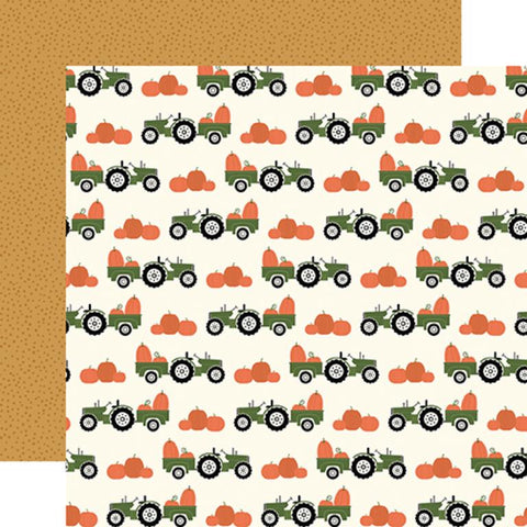 Echo Park I Love Fall Pumpkin Patch  Patterned Paper