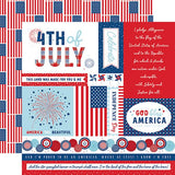 Echo Park Let Freedom Ring Multi Journaling Cards Patterned Paper