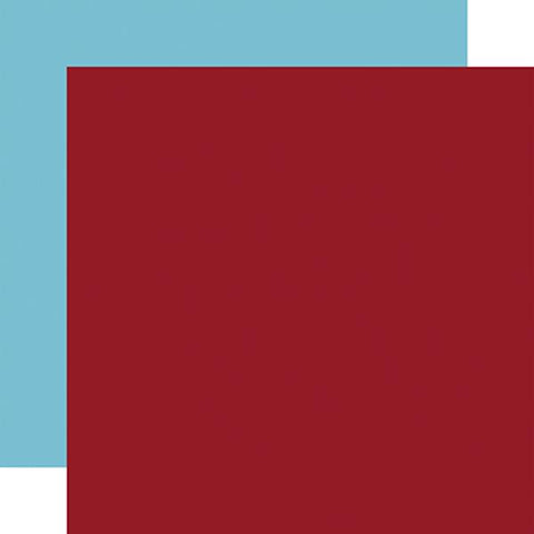 Echo Park Let Freedom Ring Dark Red / Blue Coordinating Solid
