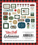 Echo Park Let's Go Camping Ephemera Die Cut Embellishments