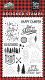 Echo Park Let's Go Camping Seek Out Adventure Designer Stamp Set