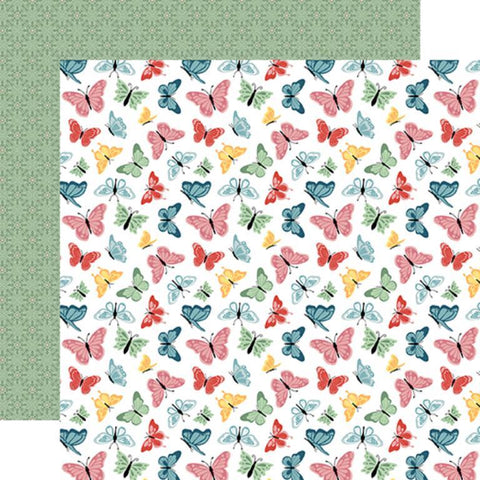 Echo Park Life Is Beautiful Beautiful Butterflies Patterned Paper