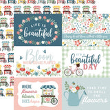 Echo Park Life Is Beautiful 6x4 Journaling Cards Patterned Paper