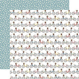 Echo Park Life Is Beautiful Blooming Bikes Patterned Paper
