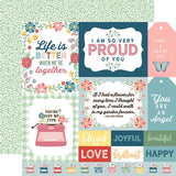 Echo Park Life Is Beautiful Multi Journaling Cards Patterned Paper