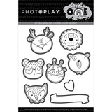 Photoplay Paper Little One 4x6 Animals Etched Metal Die Set