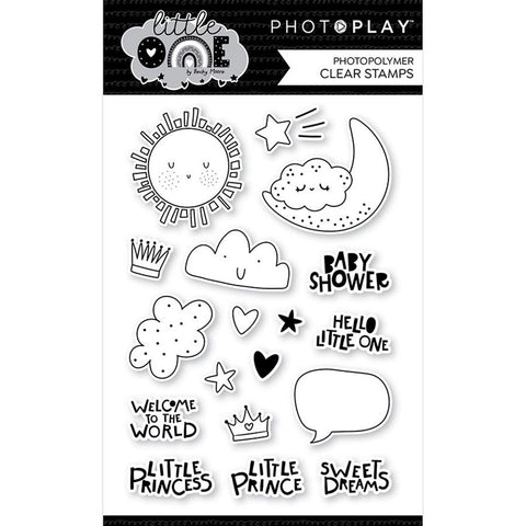 Photoplay Paper Little One 4x6 Icons Clear Acrylic Stamp Set
