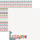 Reminisce Llama Love Llama Love 4 Patterned Paper