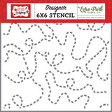 Echo Park Little Ladybug Ladybug Trails Designer 6x6 Stencil
