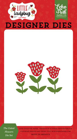 Echo Park Little Ladybug The Cutest Flowers Designer Die Set