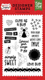 Echo Park Little Ladybug Cute As a Bug Designer Stamp Set