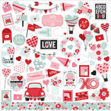 Echo Park Love Notes Element Sticker Sheet