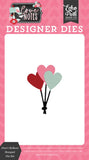Echo Park Love Notes Heart Balloon Bouquet Designer Die Set
