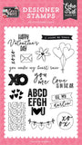 Echo Park Love Notes I Cross My Heart Designer Stamp Set