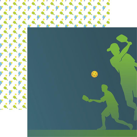 Reminisce Let's Play Pickleball Let's Play Patterned Paper