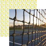 Reminisce Let's Play Pickleball At the Net Patterned Paper
