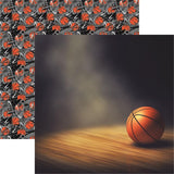 Reminisce Let's Play Basketball In the Spotlight Patterned Paper