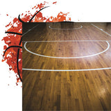 Reminisce Let's Play Basketball Hardwood Patterned Paper