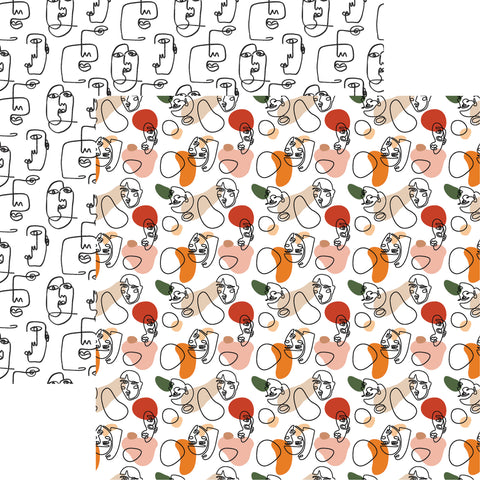 Reminisce Love Your Face BeYOUtiful Patterned Paper