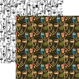 Reminisce Love Your Face Facemask Patterned Paper