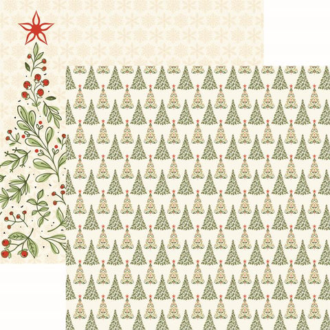 Reminisce Merry and Bright O Christmas Tree Patterned Paper