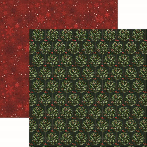 Reminisce Merry and Bright Christmas Ornaments Patterned Paper