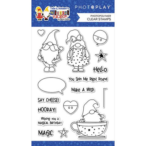 Photoplay Paper Magical Vacation 4"x6" Photopolymer Stamp Set