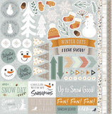 Reminisce My First Snow 12x12 Custom Sticker Sheet