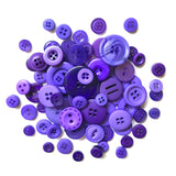 Buttons Galore Button Mason Jar - Ultra Violet