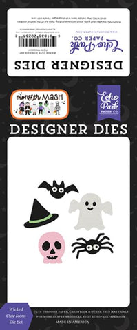 Echo Park Monster Mash Wicked Cute Icons Designer Die Set