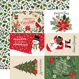 Echo Park The Magic of Christmas 6x4 Journaling Cards Patterned Paper