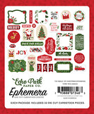 Echo Park The Magic of Christmas Ephemera Die Cut Embellishments