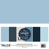 Echo Park The Magic of Winter Solids Paper Pack