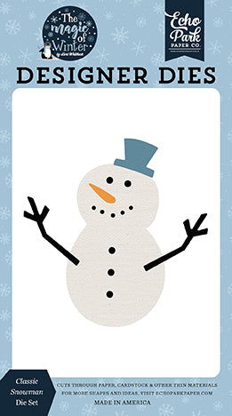 Echo Park The Magic of Winter Classic Snowman Designer Die Set