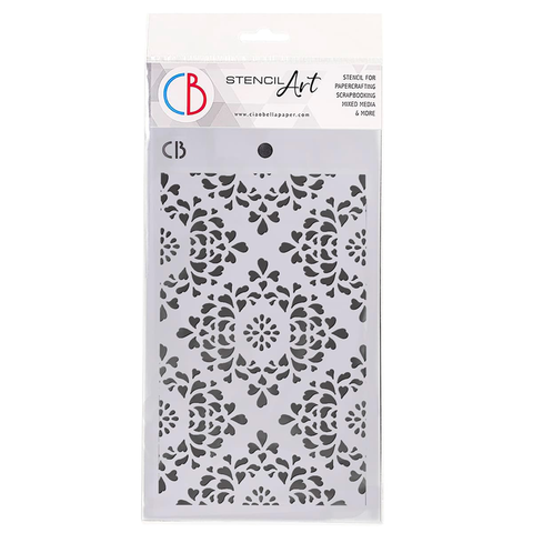 Ciao Bella Texture Stencil 5"x 8" Siena