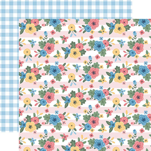 Echo Park Our Story Matters Lovely Floral Patterned Paper