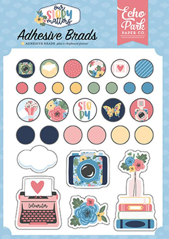 Echo Park Our Story Matters Adhesive Brad Embellishments