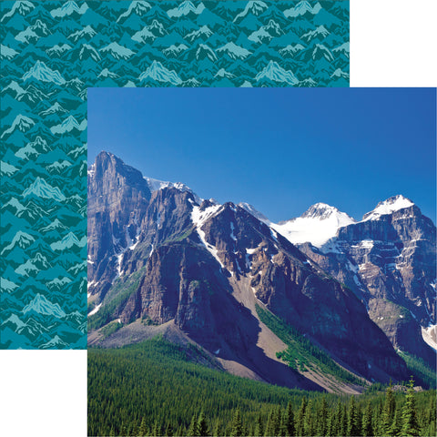 Reminisce Mountains Calling Mountain Ridge Patterned Paper