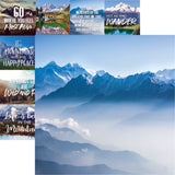 Reminisce Mountains Calling Moutain Sky Patterned Paper