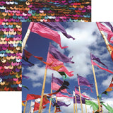 Reminisce Music Festival Flags Patterned Paper