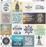 Reminisce Nautical Mood 12x12 Custom Sticker Sheet