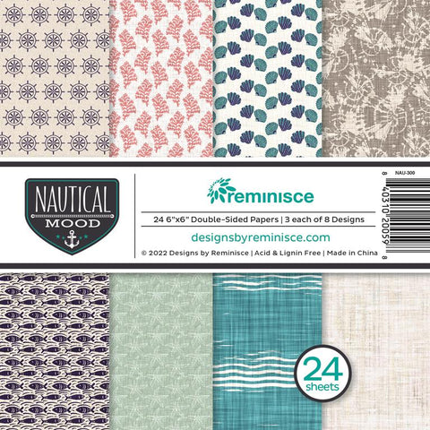 Reminisce Nautical Mood 6x6 Paper Pad