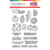 Photoplay Paper No Pun Intended Fruits & Veggies 4x6 Stamp & Die Set