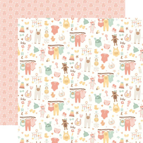 Echo Park Our Baby Girl Lovable Life Patterned Paper