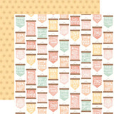 Echo Park Our Baby Girl Precious Phrases  Patterned Paper