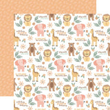 Echo Park Our Baby Girl Cuddly Creatures Patterned Paper